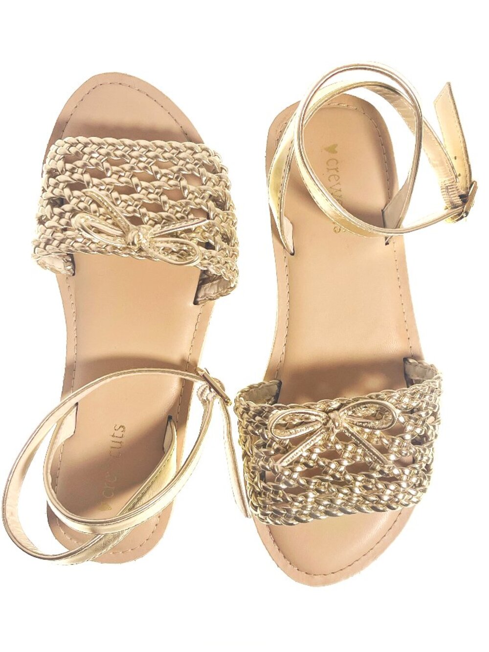 J Crew Girls' open-weave sandals